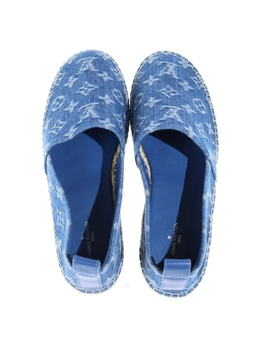 Louis Vuitton Monogram Denim Espadrilles Slip-on
